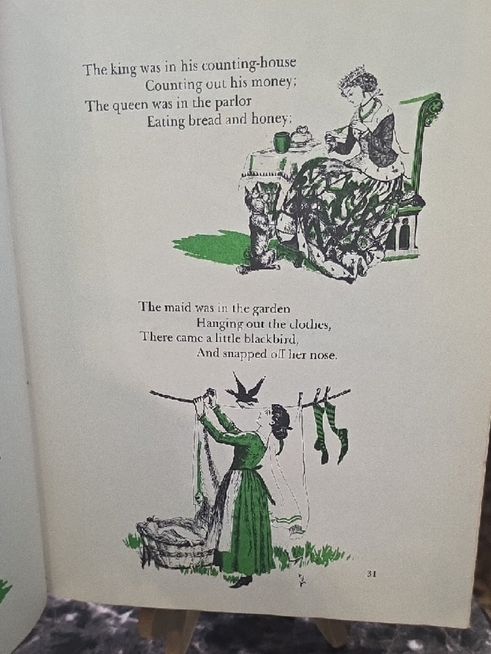 Best Loved Nursery Rhymes and Songs - Pink Vintage Storybook - Picture 6 of 9